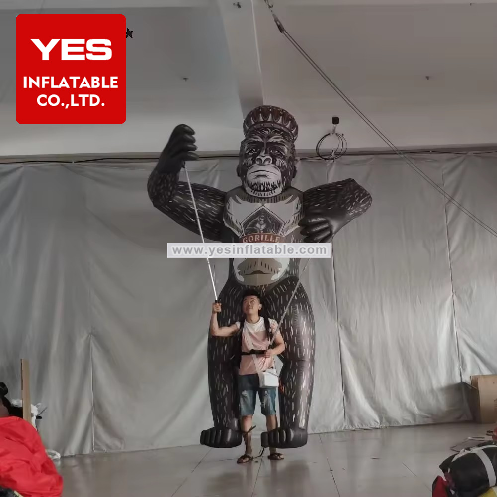 Vivid Design Performance Inflatable Gorilla Costume Inflatable Puppet Costume