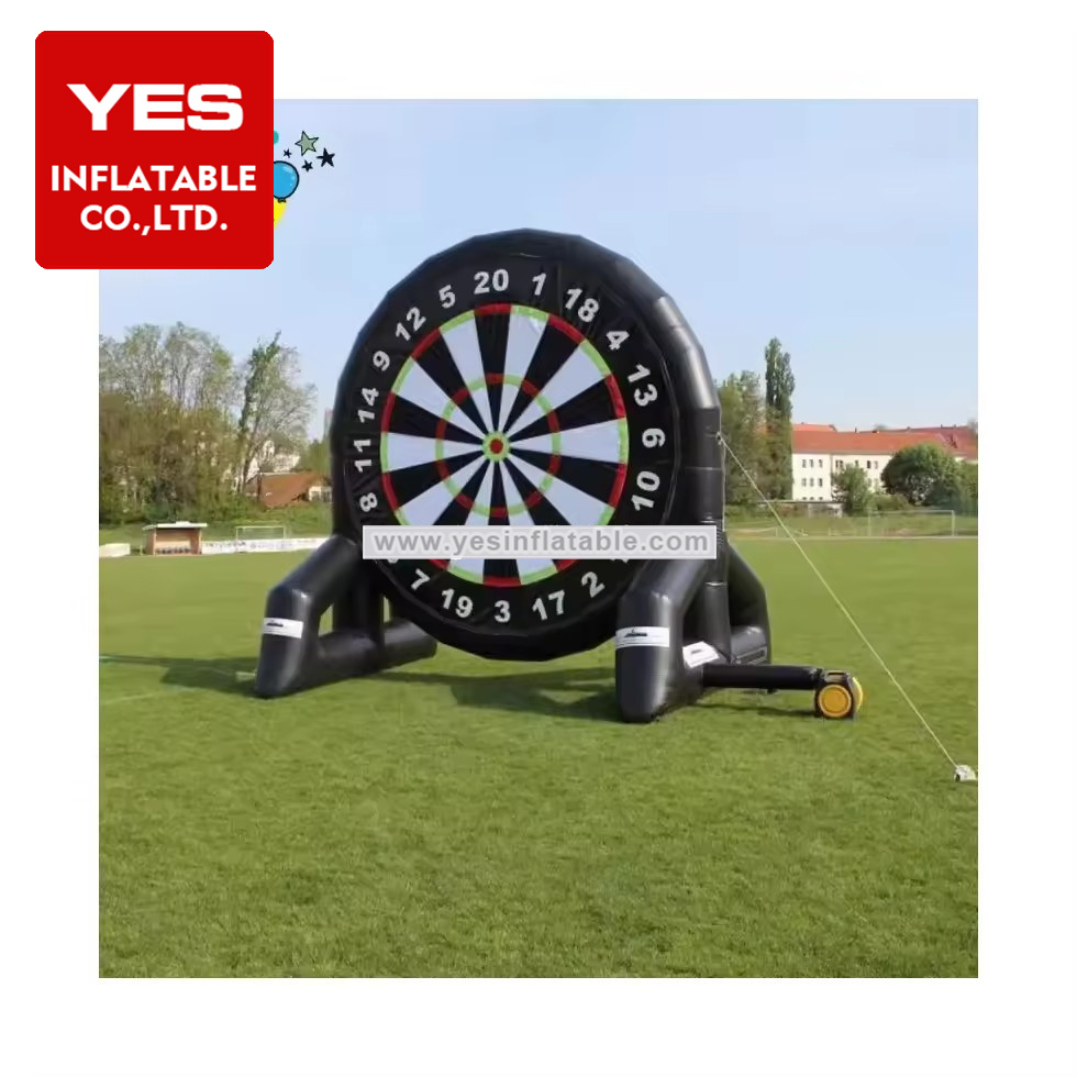 Outdoor Inflatable Dart Board Kick Game Giant Inflatable Dartboard