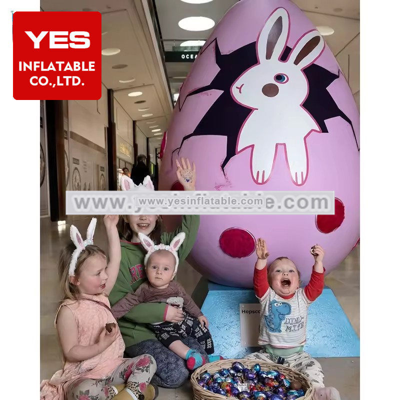 Giant Led Lighting Inflatable Easter Egg For Decoration