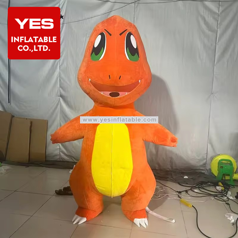 Dinosaur theme park party Walking inflatable show costume Giant inflatable cartoon dinosaur costume