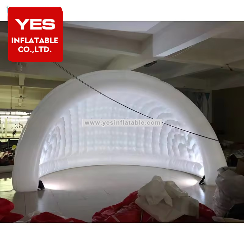 Customized outdoor giant marquees half dome music festival inflatable stage covering