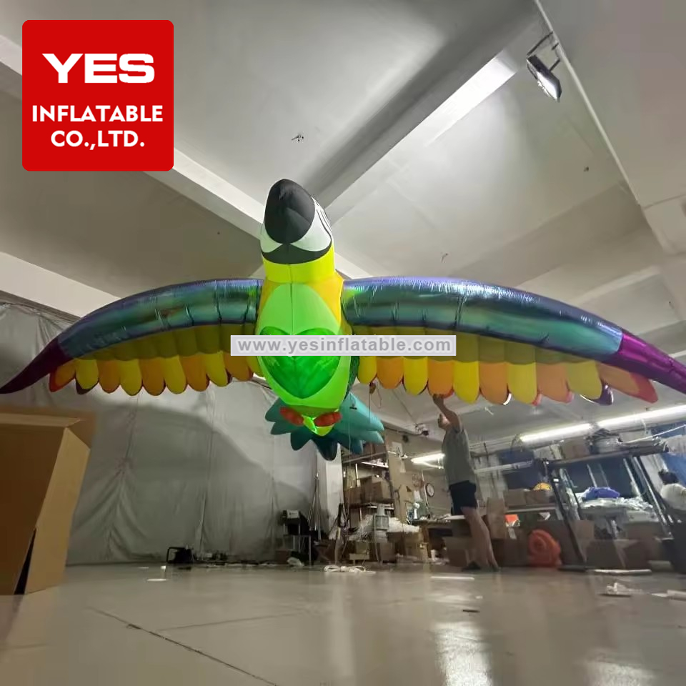 Outdoor Funny Inflatable Mascot Animal Model Inflatable Bird Model Inflatable Parrot