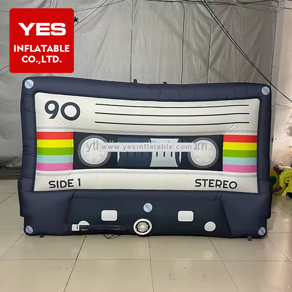 Customized Outdoor Big Inflatable Advertising Model Inflatable Audio Tape