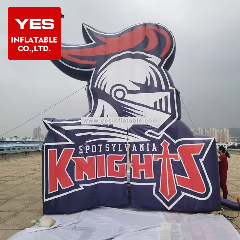 custom inflatable knight sports tunnel inflatable knight sports tunnel