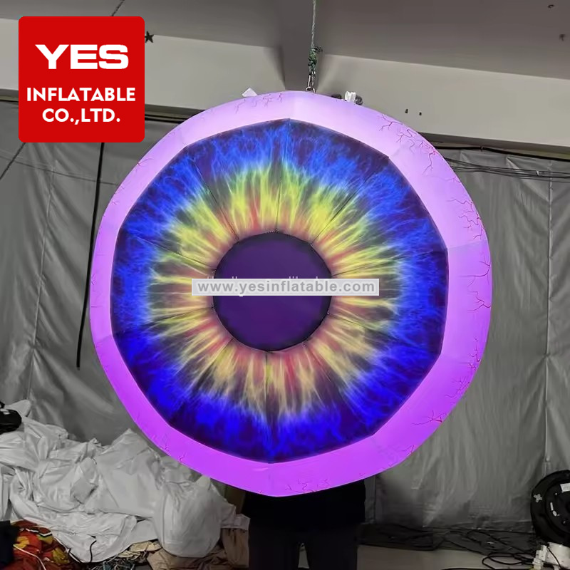 Halloween Decoration Giant Inflatable Ball Led Light Inflatable Eyeball