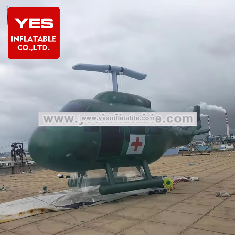 advertising airplane aircraft model inflatable helicopter decoy