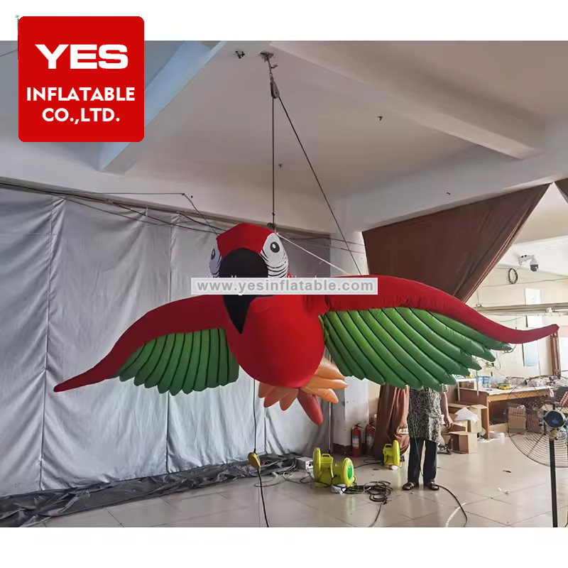 Outdoor Custom Shape Animal Large Inflatable Advertising Parrot Inflatable Bird