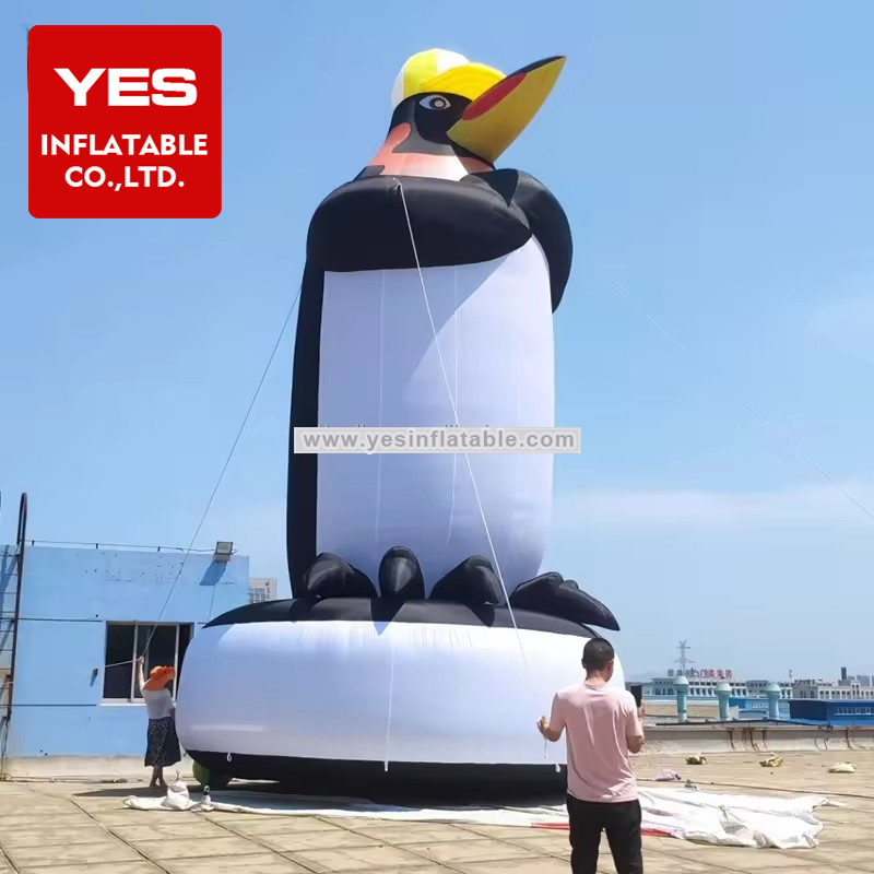 Outdoor Activity Decoration Customized Giant Inflatable Animal Model Inflatable Penguin For Advertising