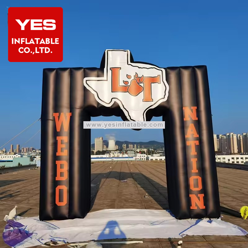 Customized Size Promotion start line inflatable square arch with advertising printing