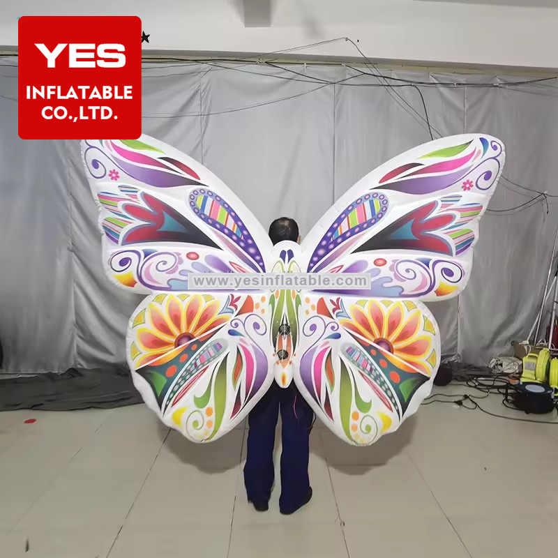 Club Party Decorative Inflatable Flying Butterfly Mascot Costume Inflatable Butterfly Costume