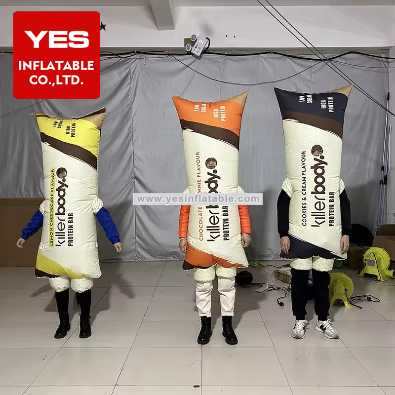 Outdoor Parade Inflatable Walking Costume Inflatable Chocolate Bar Costume