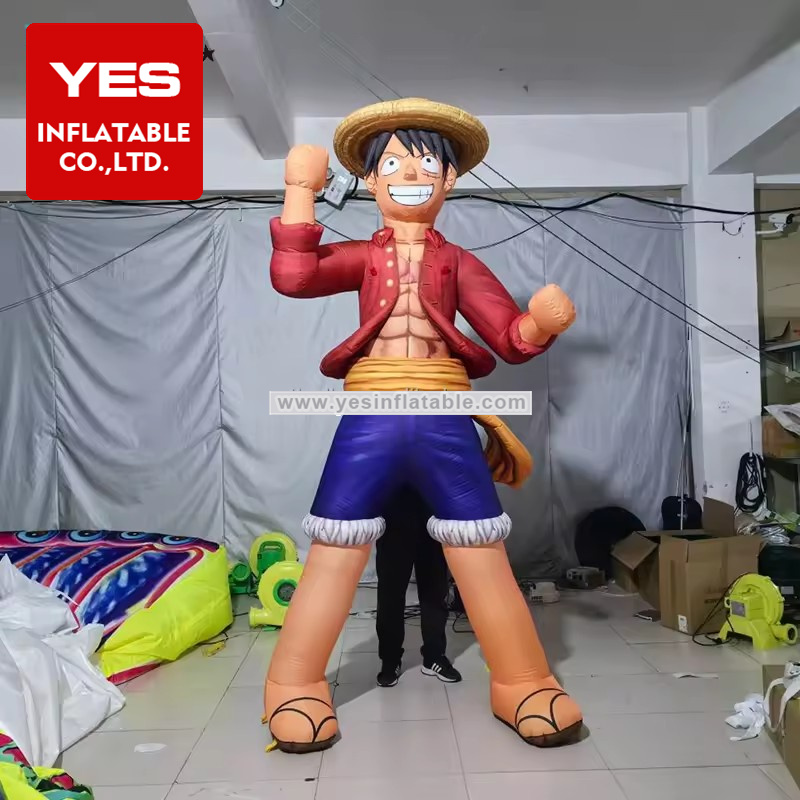 Giant Inflatable Cartoon Charater Mascot Model Inflatable Boy With Hat