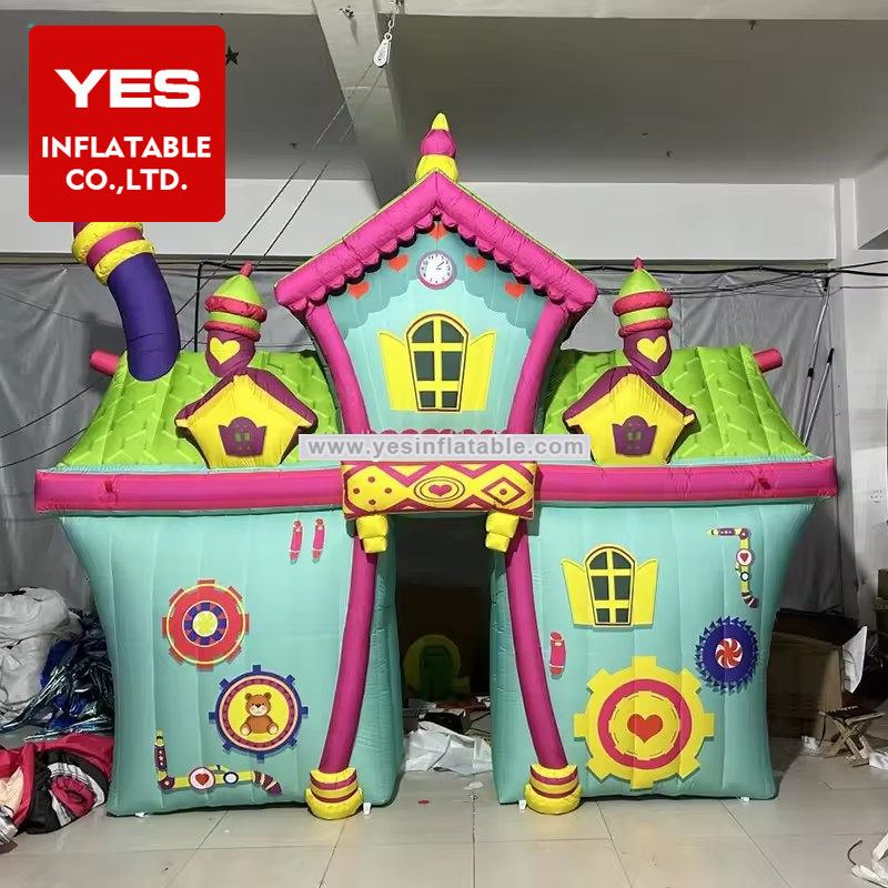 Beautiful Inflatable Cartoon Entrance Inflatable Castle Arch