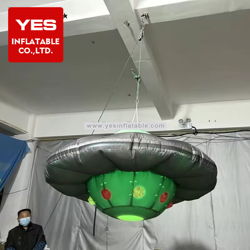 High Quality Inflatable Spaceship Model Hanging Inflatable Space Airship