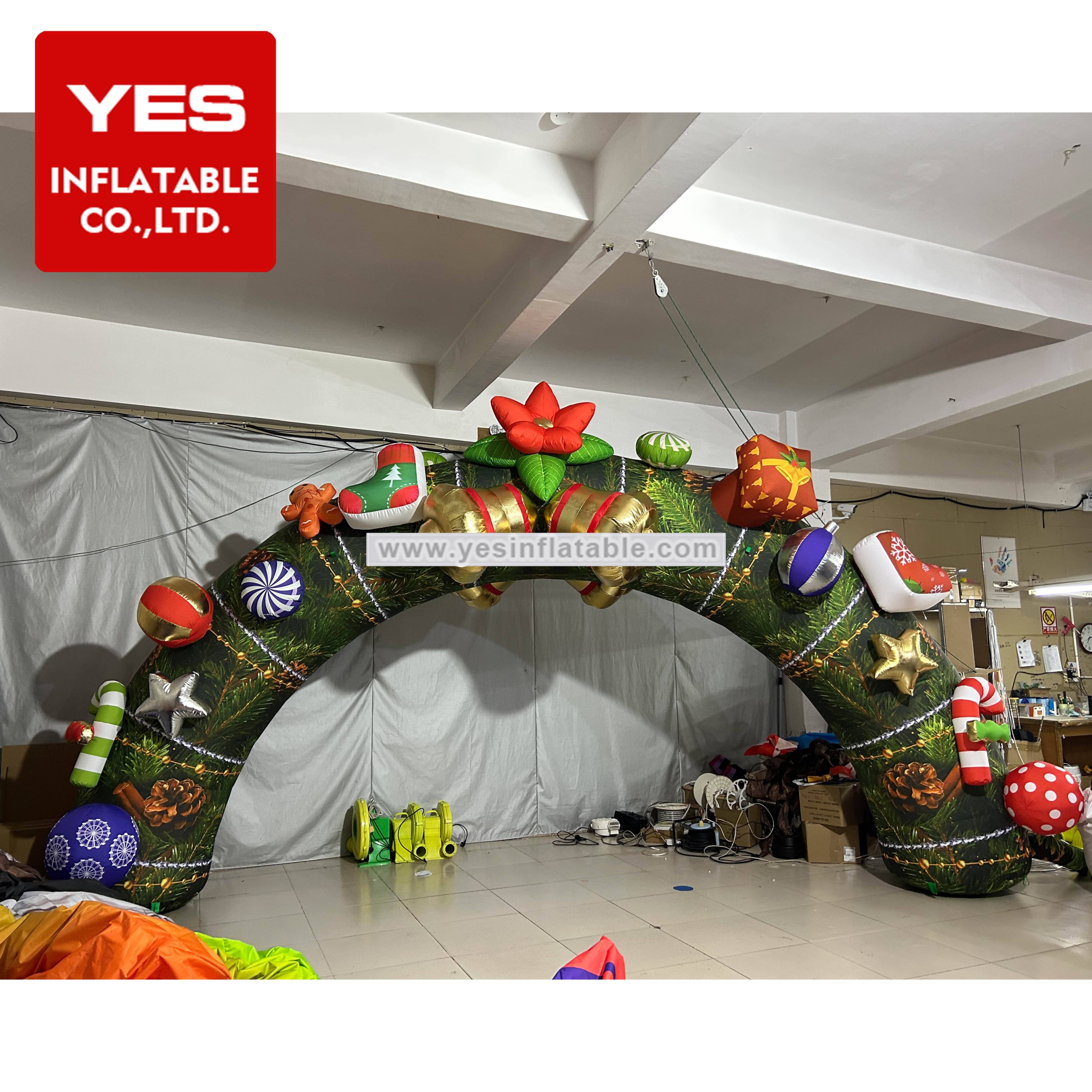 Best Popular Beautiful Inflatable Christmas Arch For Festival Decoration