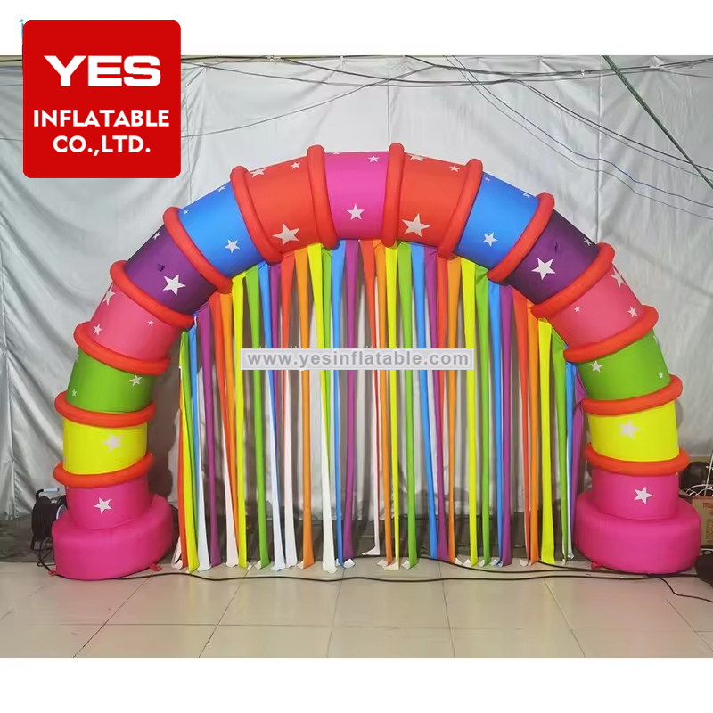 Advertising Inflatable Rainbow Archway Advertising Celebration Inflatable Arch