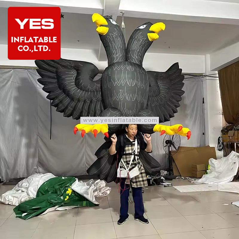 Outdoor Holiady Parade Inflatable Walking Animal Costume Inflatable Eagle Costume