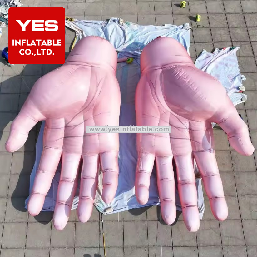 Large Halloween decoration palm model outdoor inflatable hand model giga