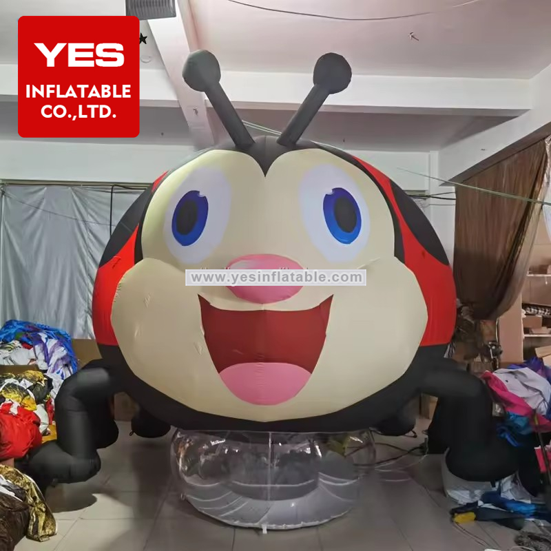 Custom Inflatable Insects Model Giant Cute Inflatable Ladybugs For Theme Party Decoration