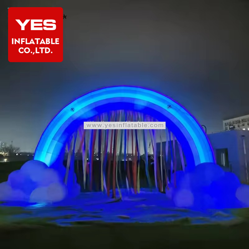 Fantastic Customized Inflatable Arch Led Inflatable Rainbow Arch