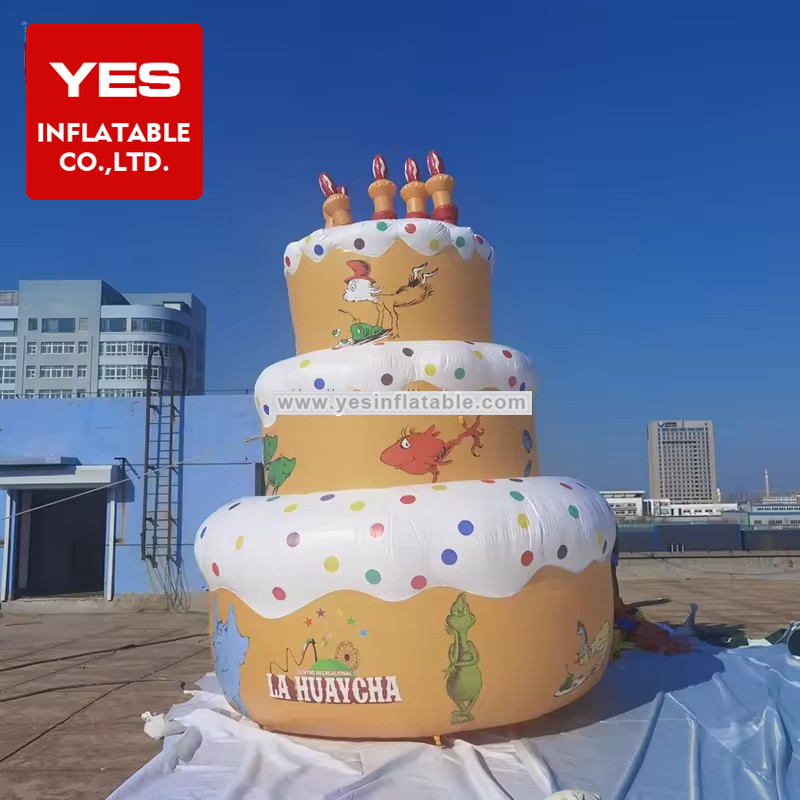 Birthday Inflatable Decoration Advertising Company Celebration Decorations Inflatable Cake