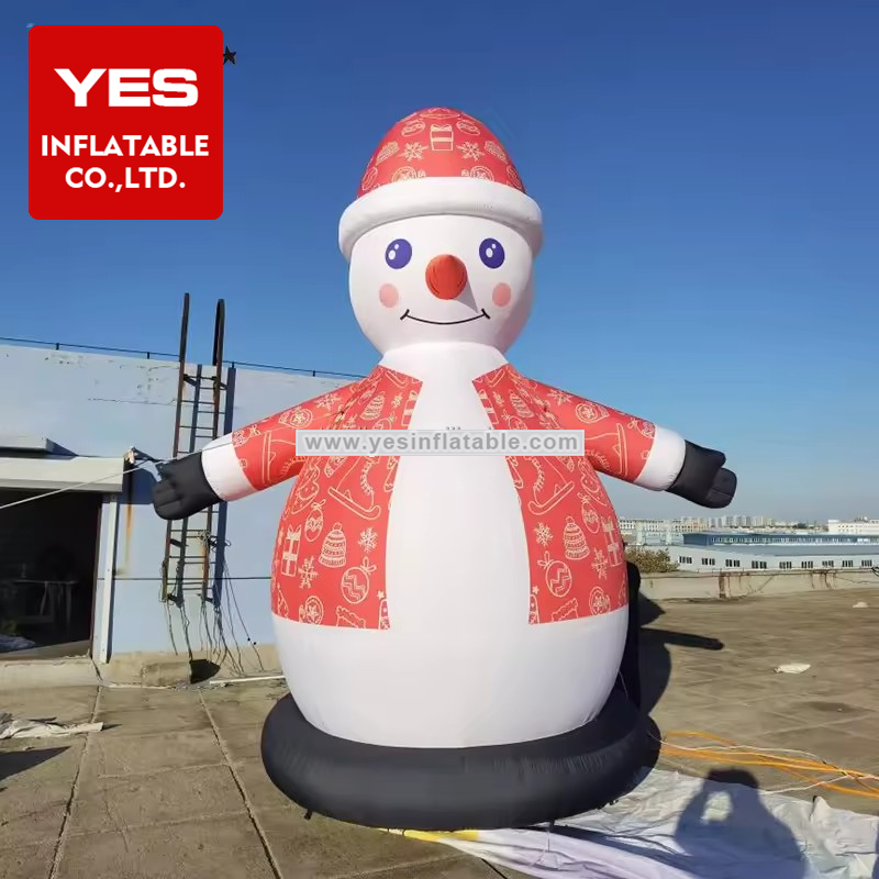 Large Holiday Outdoor Lawn Garden Decoration Blow Up Christmas Decoration Inflatable Snow Man