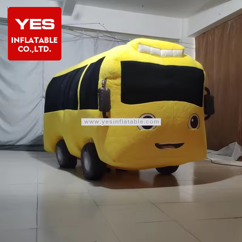 Lovely inflatable car costume inflatable moving bus model