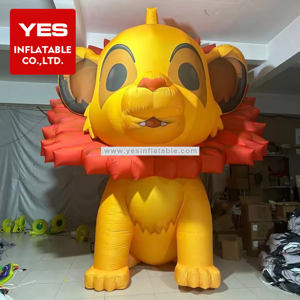 Giant Inflatable Advertising Model Custom Inflatable Cartoon Animal Tiger for Sale