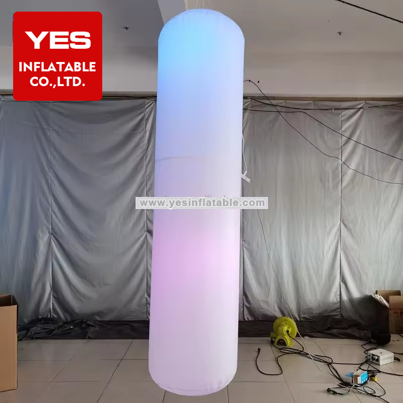 High Quality Inflatable Pillar Advertising Stage Decoration Led Inflatable Tube With Led Light