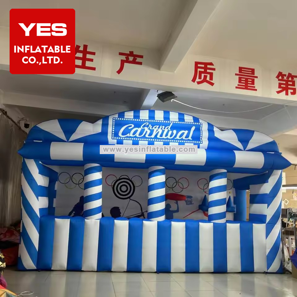 midway games booth sport games 4 in 1 carnival inflatable for grabs