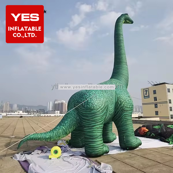 Giant Dinosaur Standing Decorations Advertising Inflatable Animal Model Long-Necked Inflatable Dinosaur