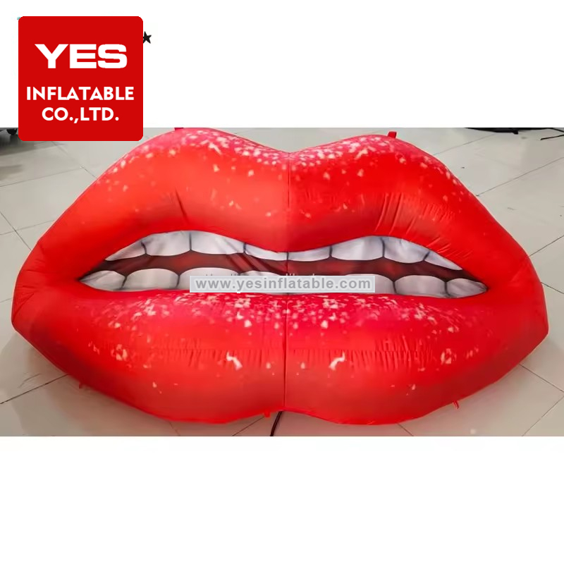 Valentine’S Day Stage Decoration Inflatable Mouth Inflatable Red Lip