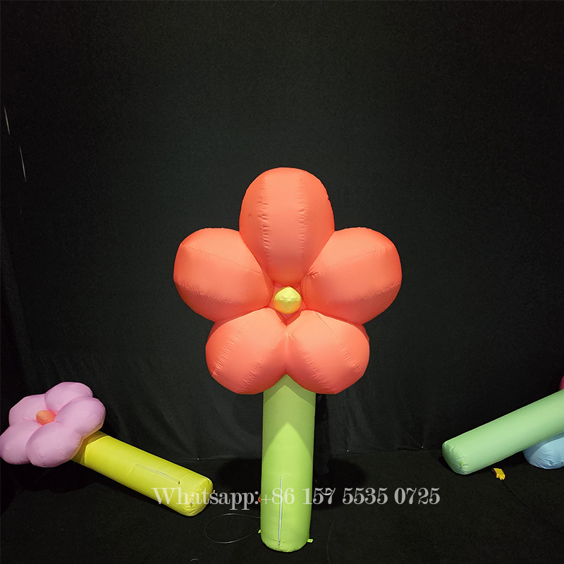 inflatable flowers for event advertising colorful inflatable flowers